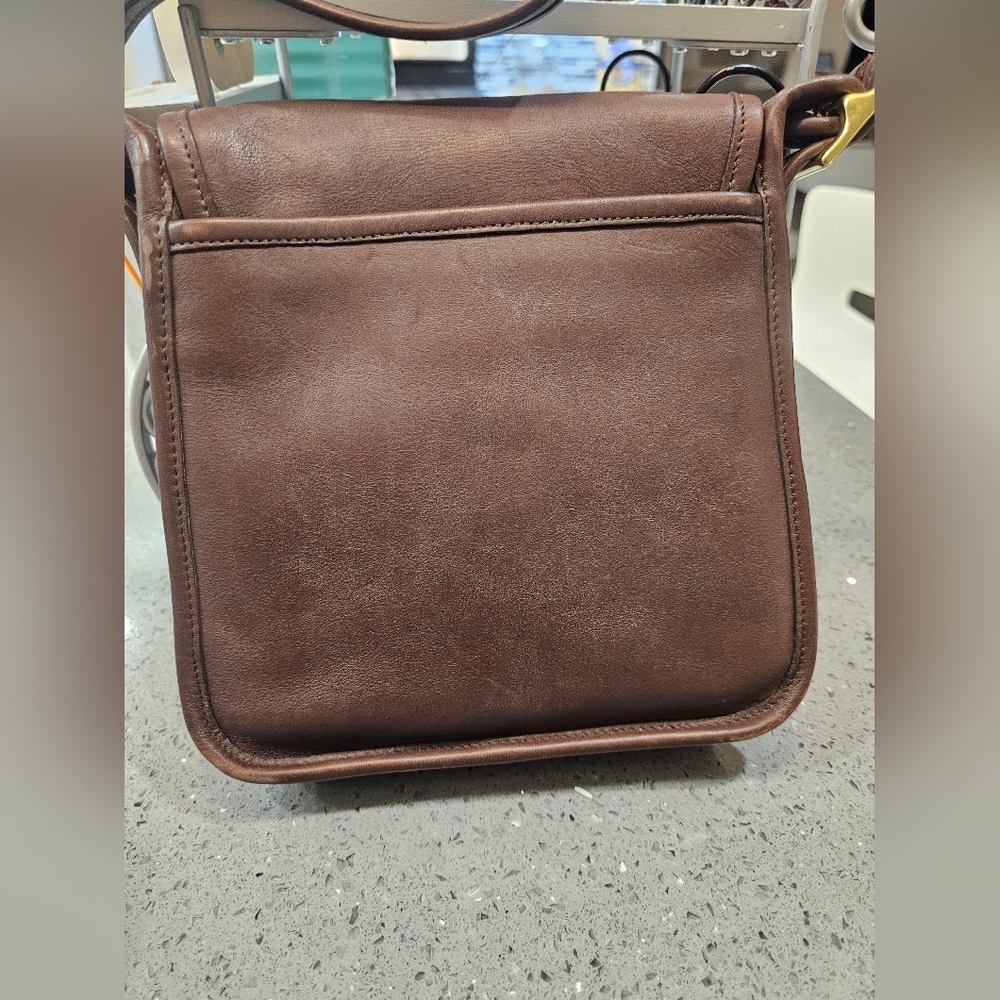 Coach Mahogany Brown Vintage Legacy Medium Studio Flap Bag. - Picture 3 of 17